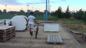 bike trial show Marco Lacitignola a Roseto Valfortore (FG)