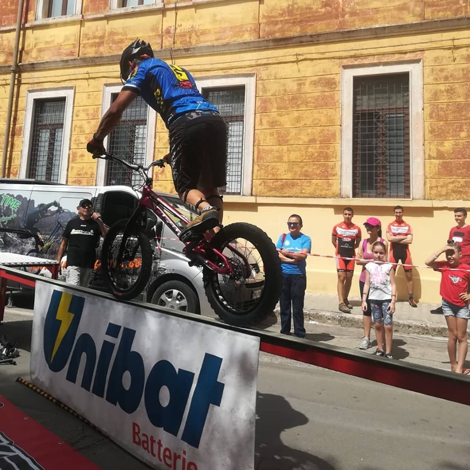 TrialTime Bike show con Lacitignola alla Ciclopasseggiata savese 16 giugno 2019