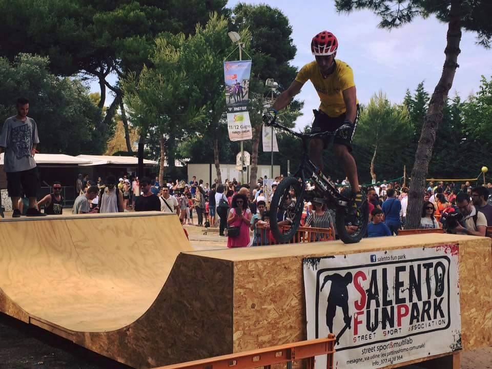 biketrial Marco Lacitignola ,12 giugno 2016 Parco Gondar di Gallipoli