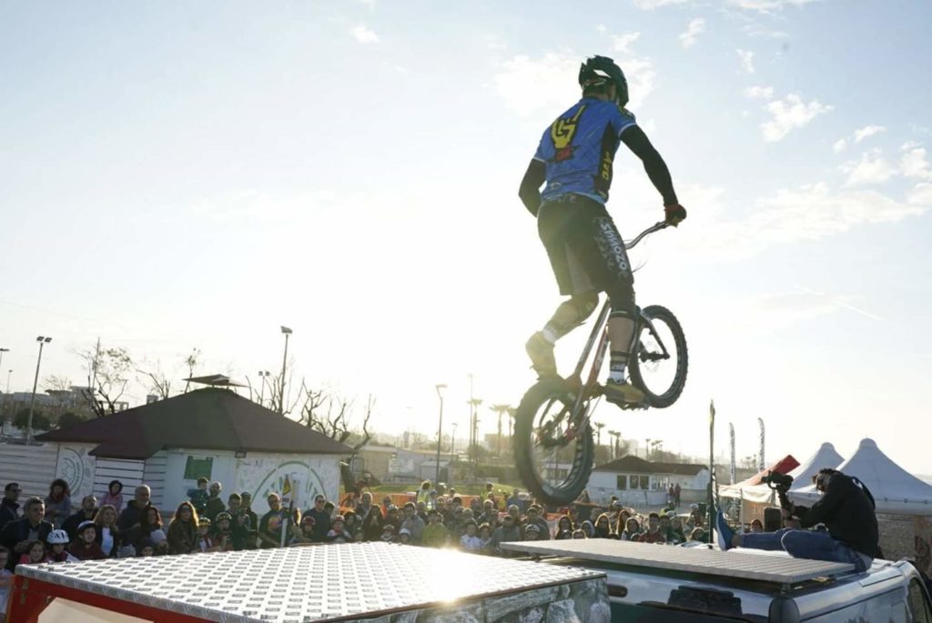 BARI PEDALA 2019, spettacolare trial show con Marco Lacitignola a Torre Quetta