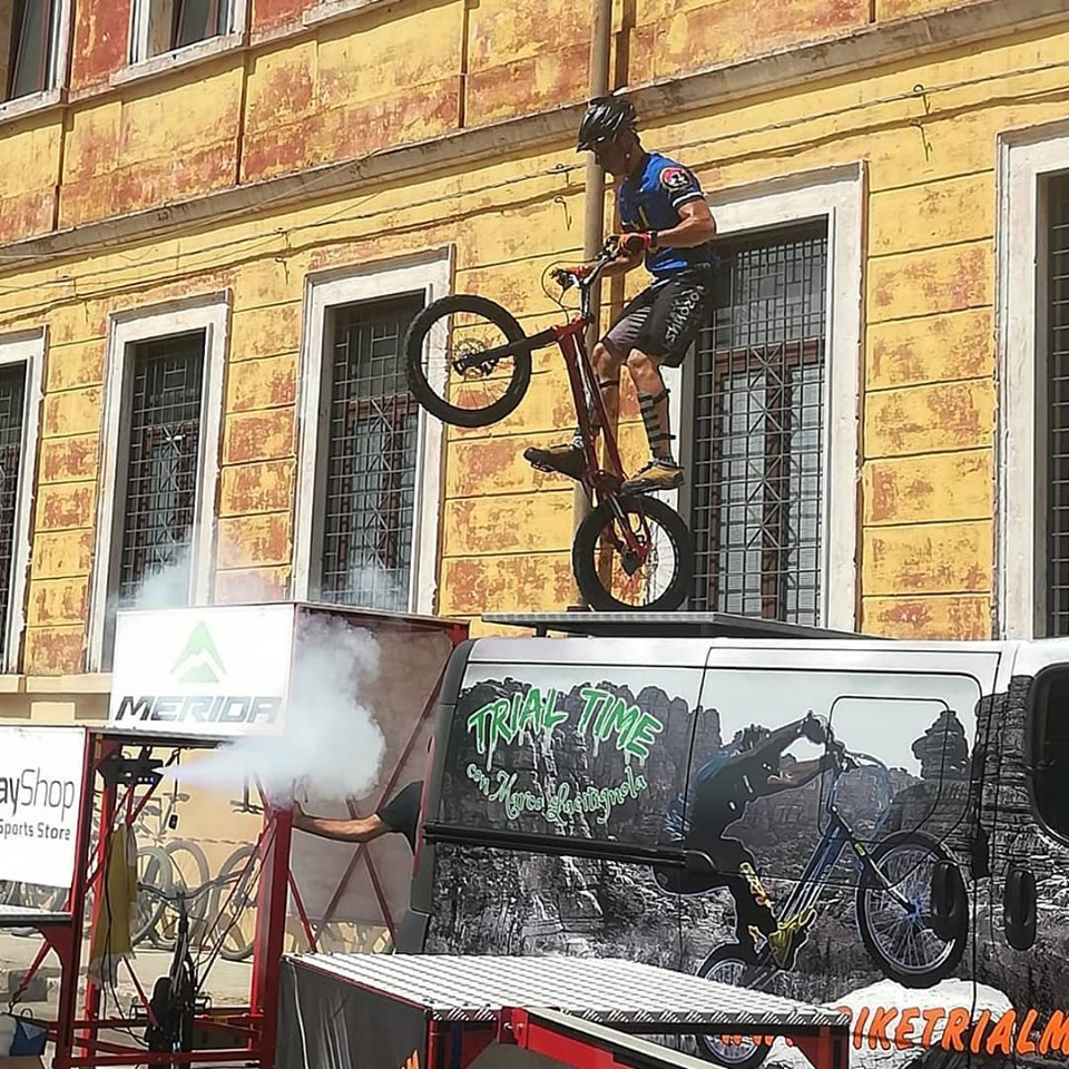 TrialTime Bike show con Lacitignola alla Ciclopasseggiata savese 16 giugno 2019